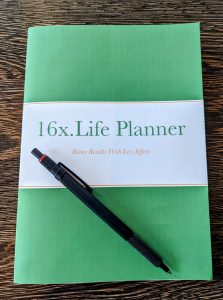 16x life planner productivity 90 days